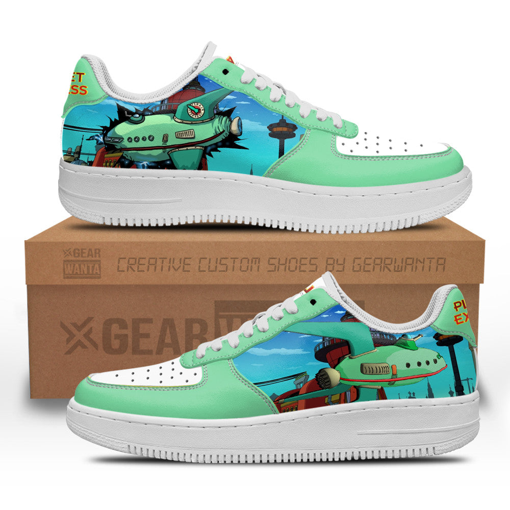 Planet Express Futurama Custom Air Sneakers QD12 Grabiiva