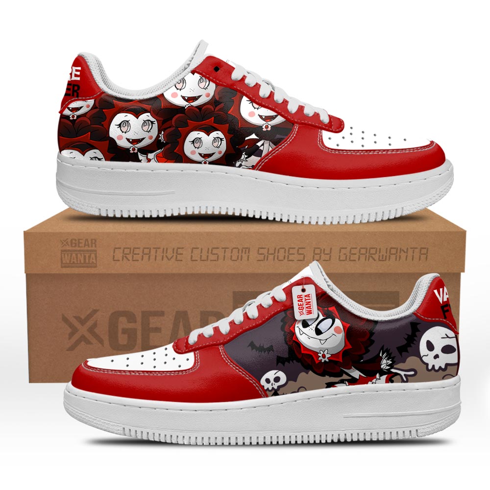 Plants Vs Zombies  Vampire Flower Air Sneakers Personalized Collection Grabiiva