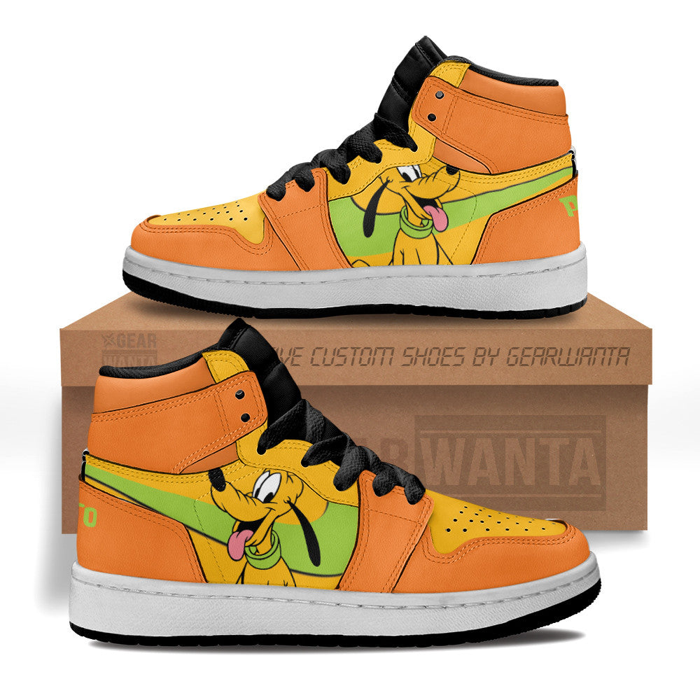 Pluto Kid J1s Sneakers Custom Grabiiva