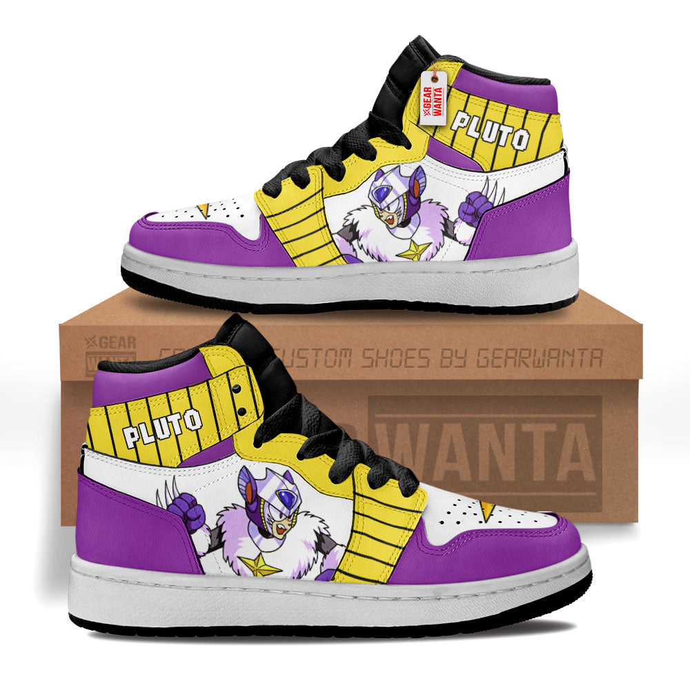 Pluto Mega Man Kid J1s Sneakers Custom For Kids Grabiiva