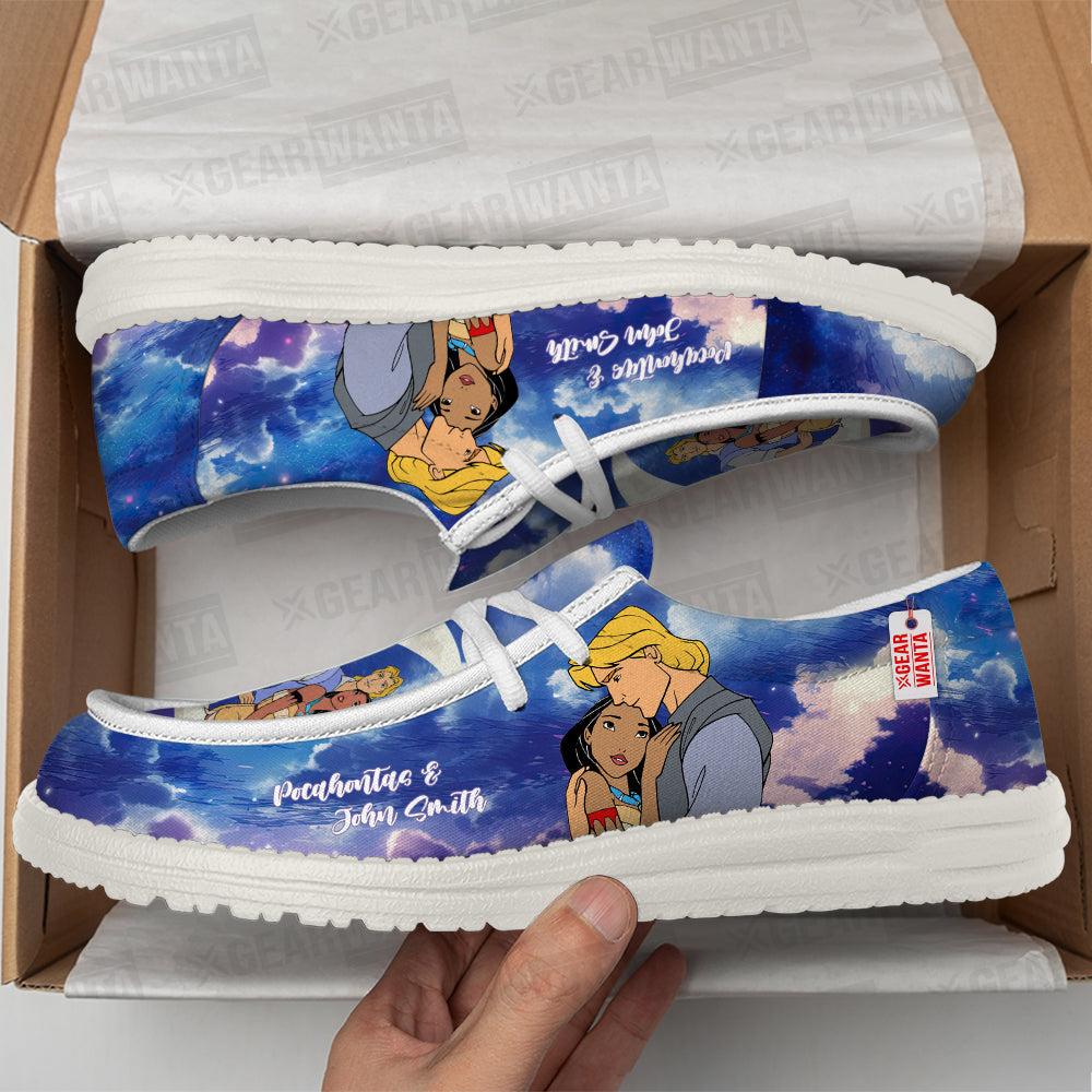 Pocahontas And John Smith Loafer Shoes Grabiiva