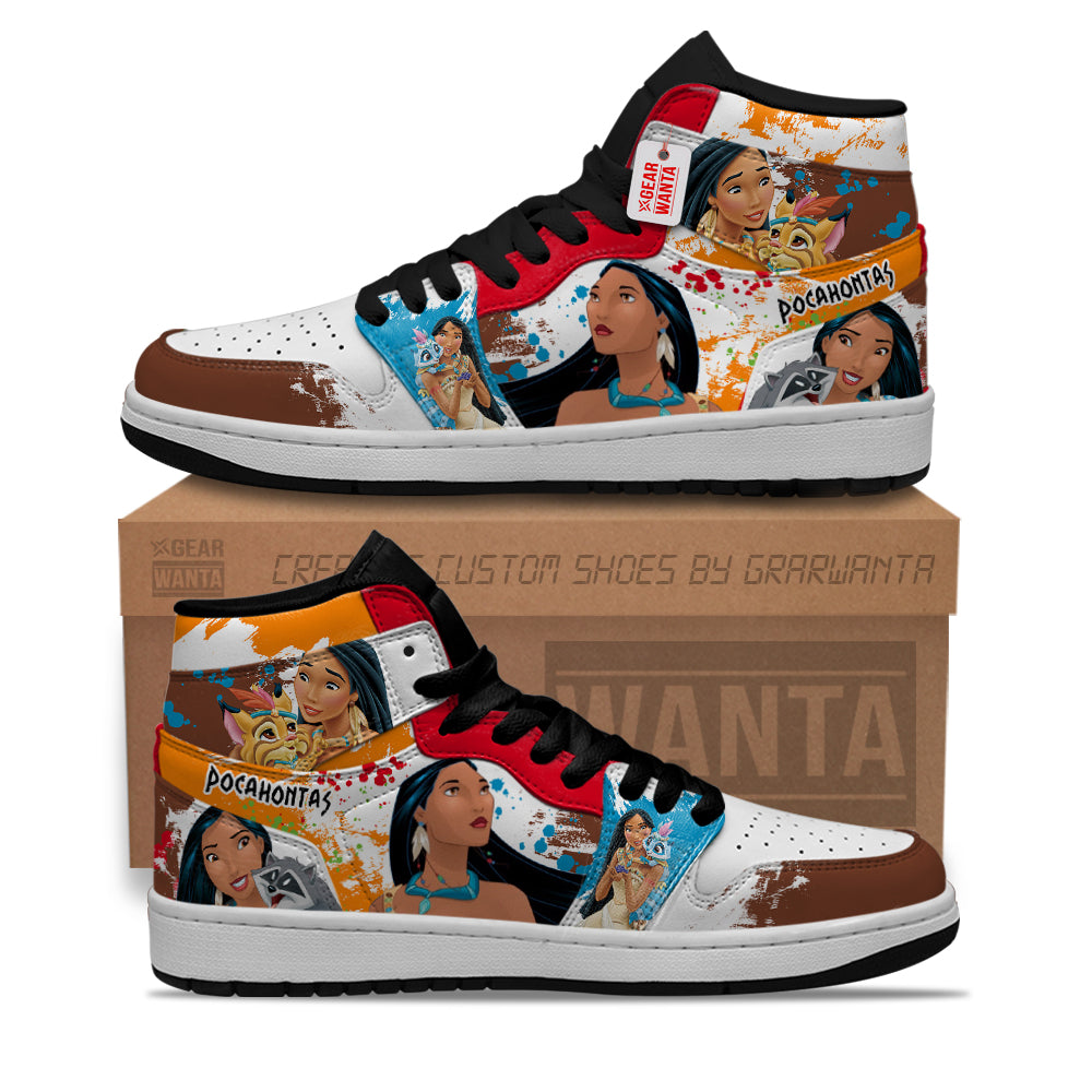 Pocahontas J1 Shoes Cartoon Collection  Grabiiva