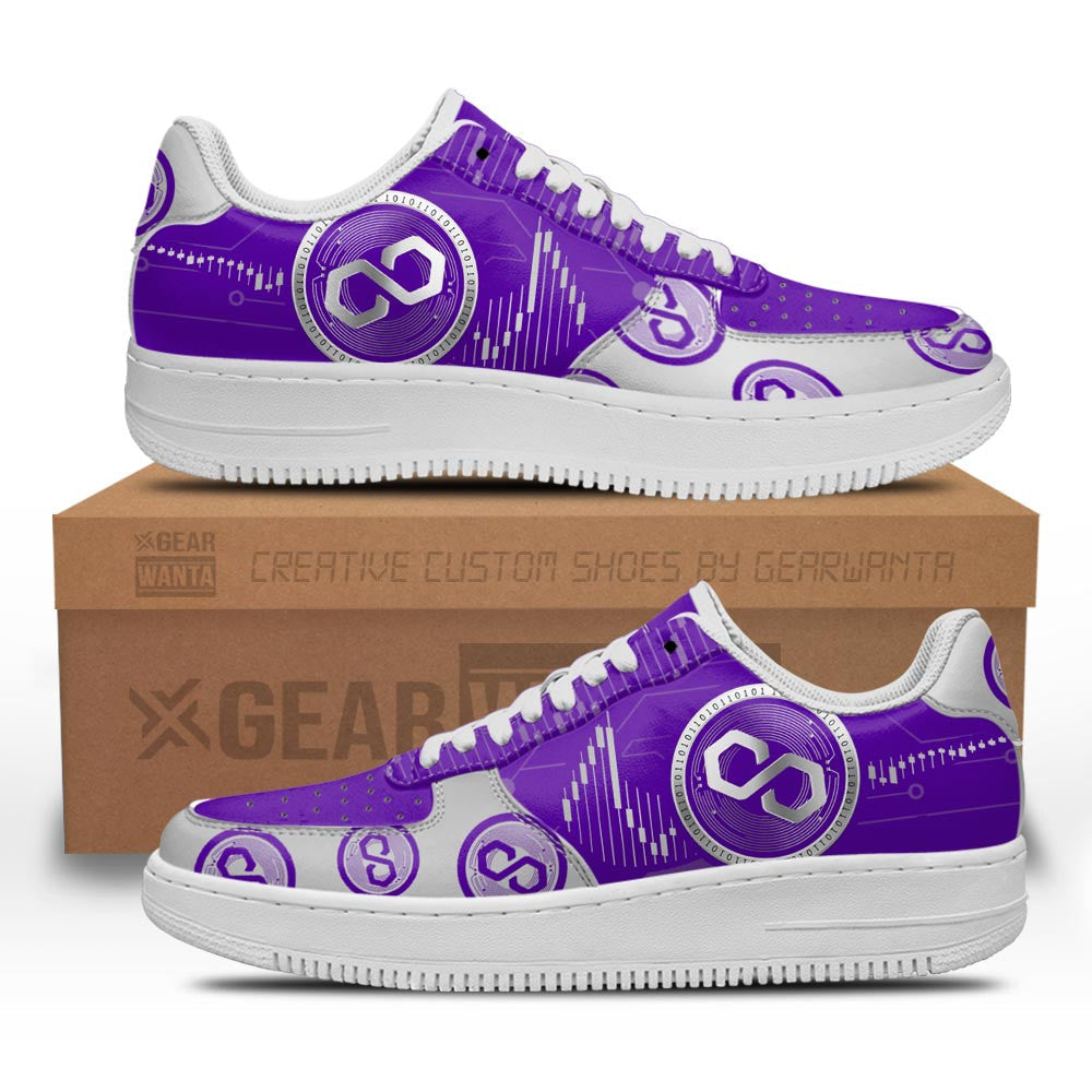 Polygon Matic Shoes Custom Sneakers TT14 Grabiiva