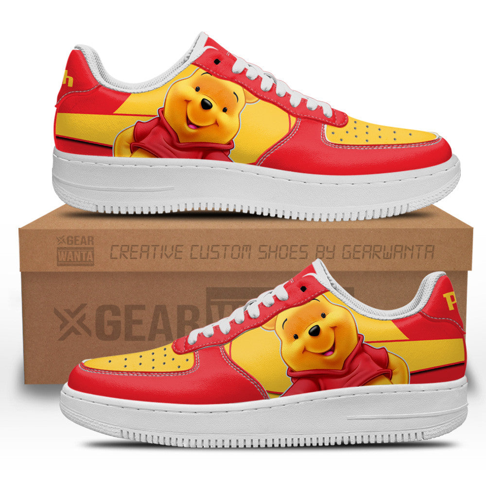 Pooh Custom Cartoon Air Sneakers LT1310 Grabiiva