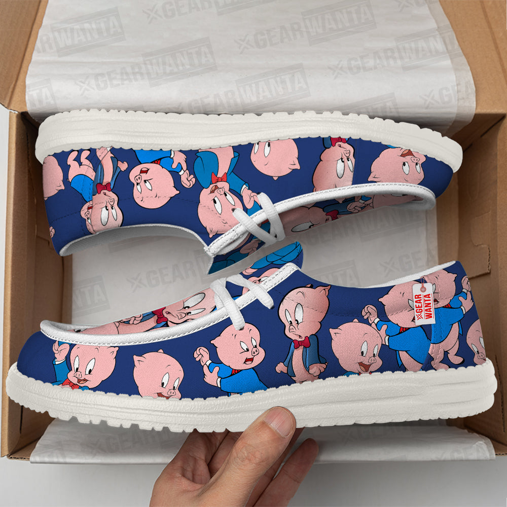 Porky Looney Tunes Loafer Shoes Grabiiva