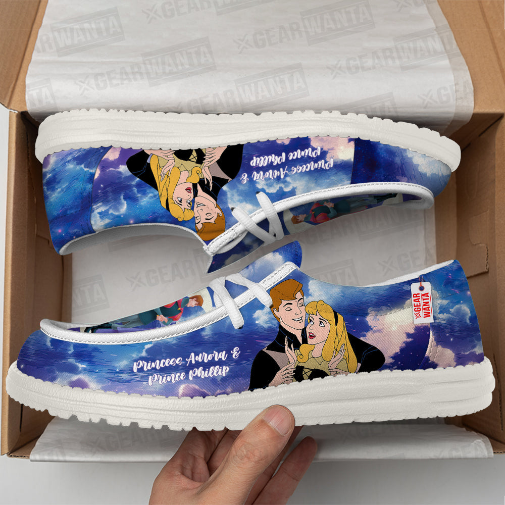 Princess Aurora And Prince Phillip Loafer Shoes Grabiiva