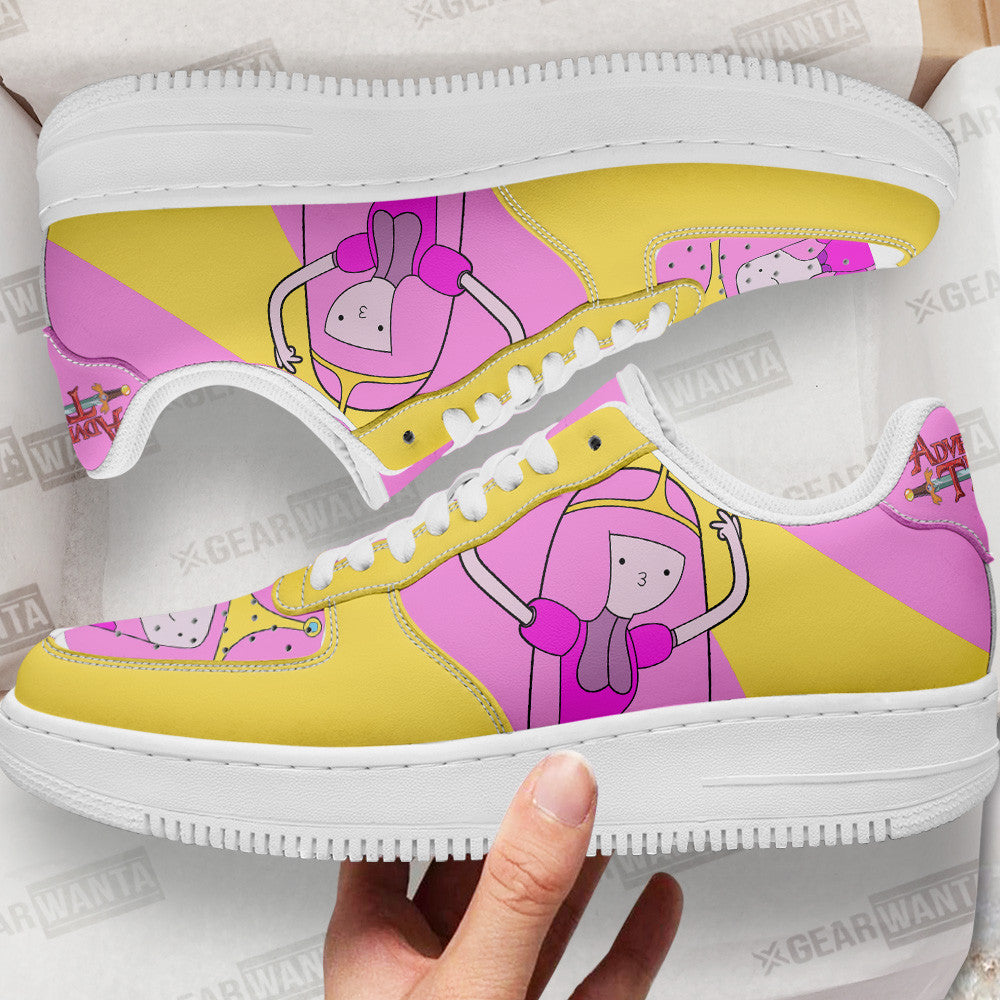 Princess Bonnibel Bubblegum Air Sneakers Custom Adventure Time Shoes Grabiiva