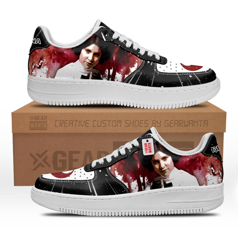 Princess Leia Organa Star Wars Custom Air Sneakers PT21 Grabiiva