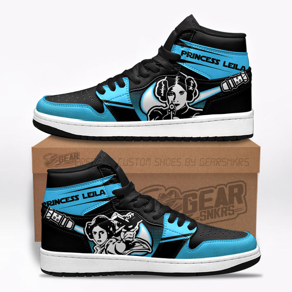 Princess Leila Star Wars J1s Sneakers Gifts Idea For Fans TT26  Grabiiva