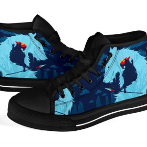 Princess Mononoke High Top Shoes Anime Custom PT20 Grabiiva