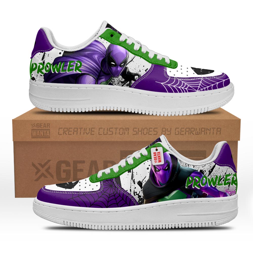 Prowler Spider-Verse Custom Air Sneakers PT18 Grabiiva