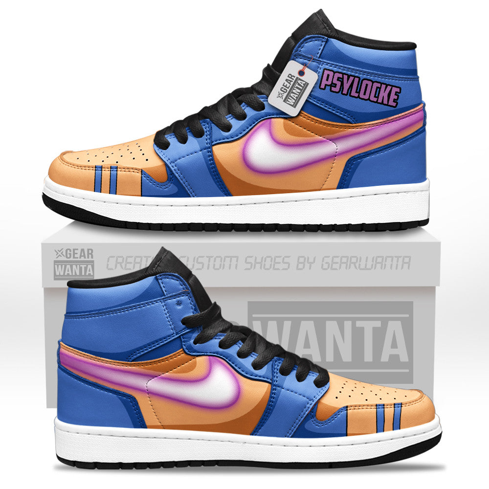 Psylocke J1s Sneakers Custom For Movies Fans  Grabiiva