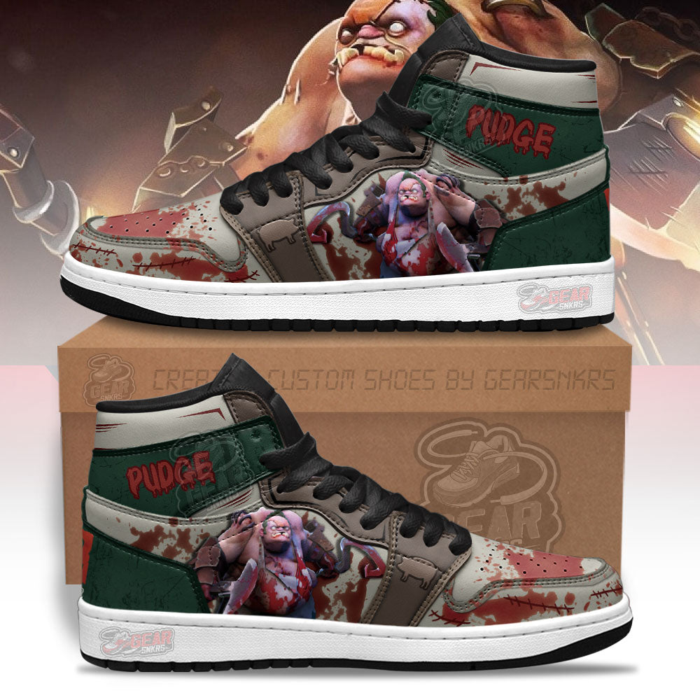 Pudge Dota 2 J1s Sneakers For Gamer Sneakers MN14  Grabiiva