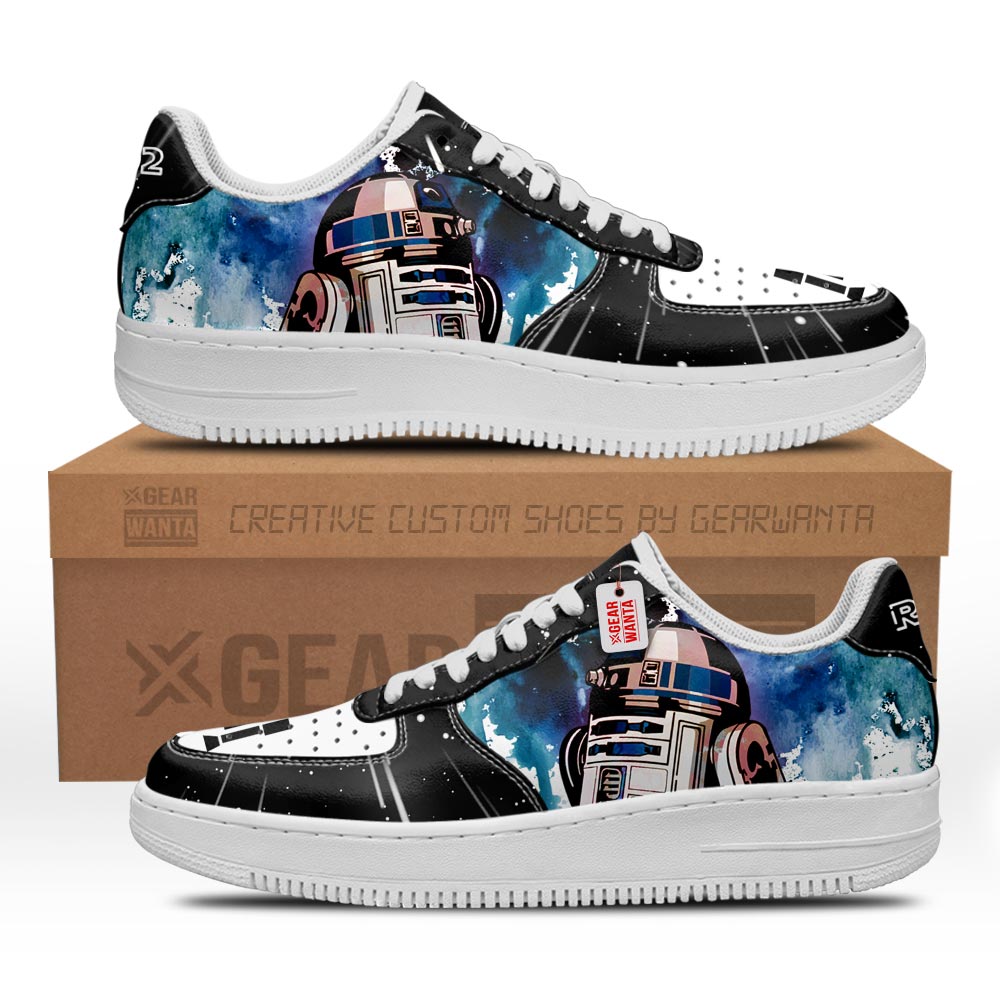 R2-D2 Star Wars Custom Air Sneakers PT21 Grabiiva