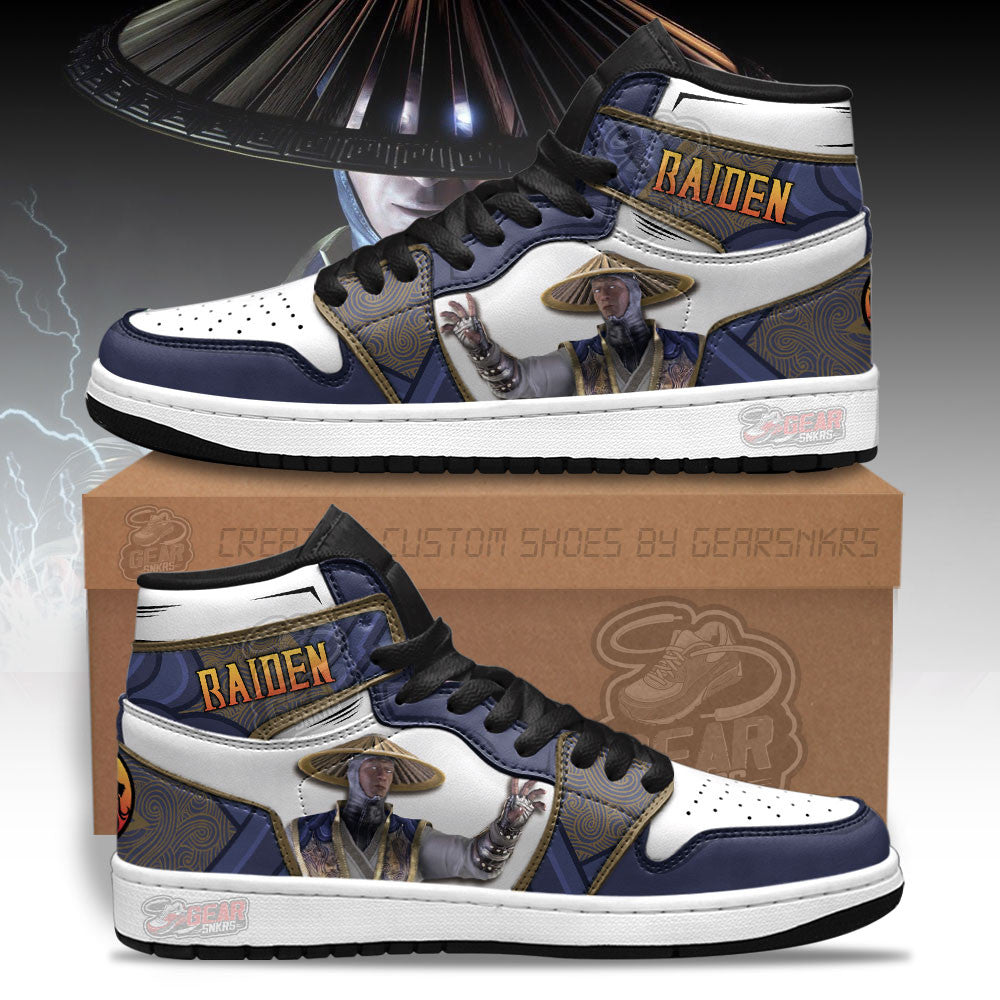 Raiden J1s Sneakers Mortal Kombat  Grabiiva