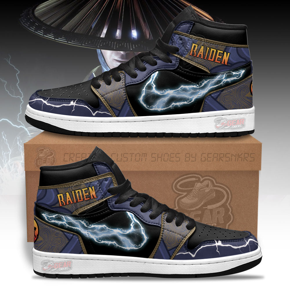 Raiden J1s Sneakers Mortal Kombat  Grabiiva