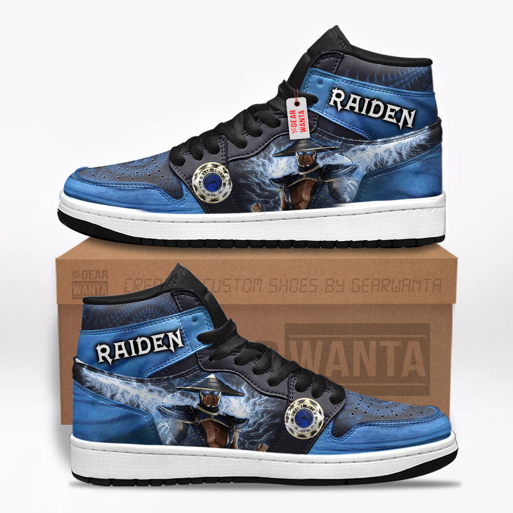 Raiden Mortal Kombat J1s Sneakers Custom For Fans TT24  Grabiiva