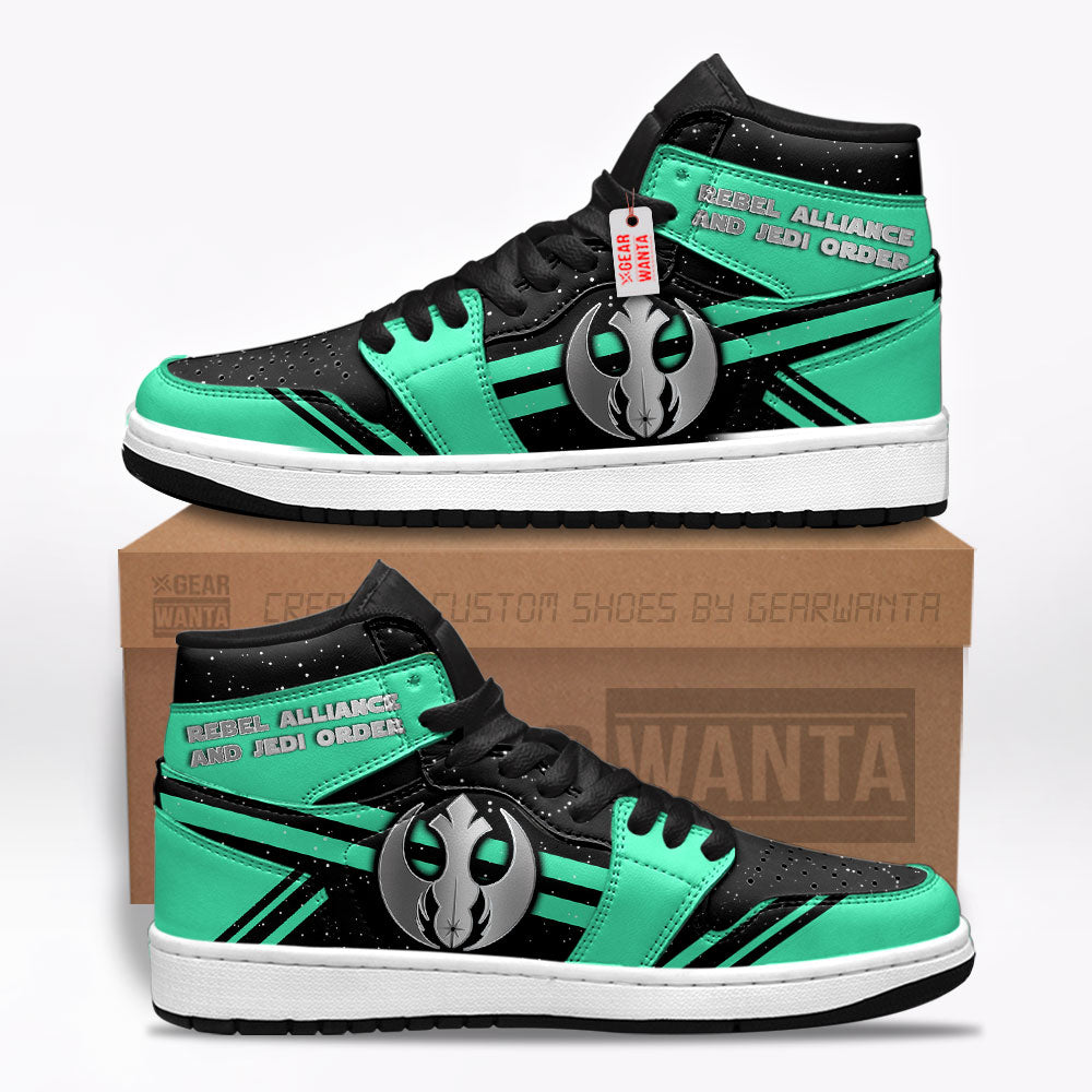 Rebel Alliance & Jedi Order Star Wars Symbol J1s Sneakers Custom TT20  Grabiiva