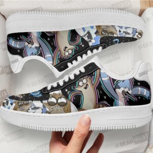 Regular Show Mordecai and Rigby Air Sneakers Custom Shoes Grabiiva