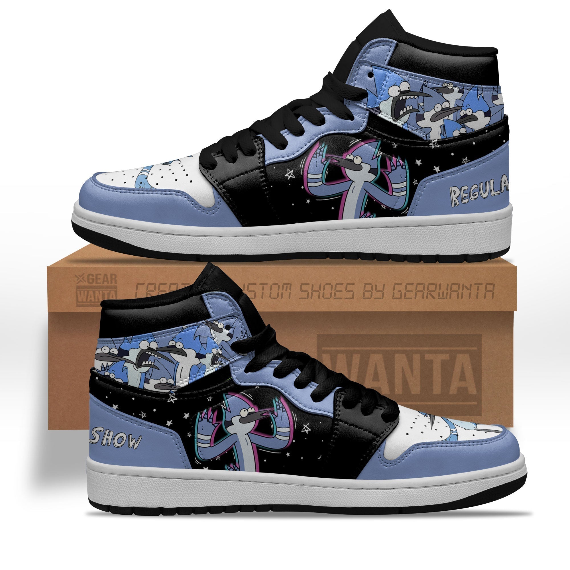 Regular Show Mordecai J1s Sneakers Sneakers For Cartoon Fans  Grabiiva