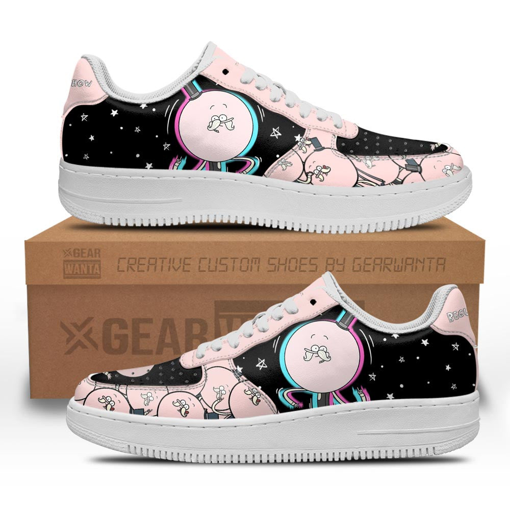 Regular Show Pops Maellard Air Sneakers Custom Shoes Grabiiva