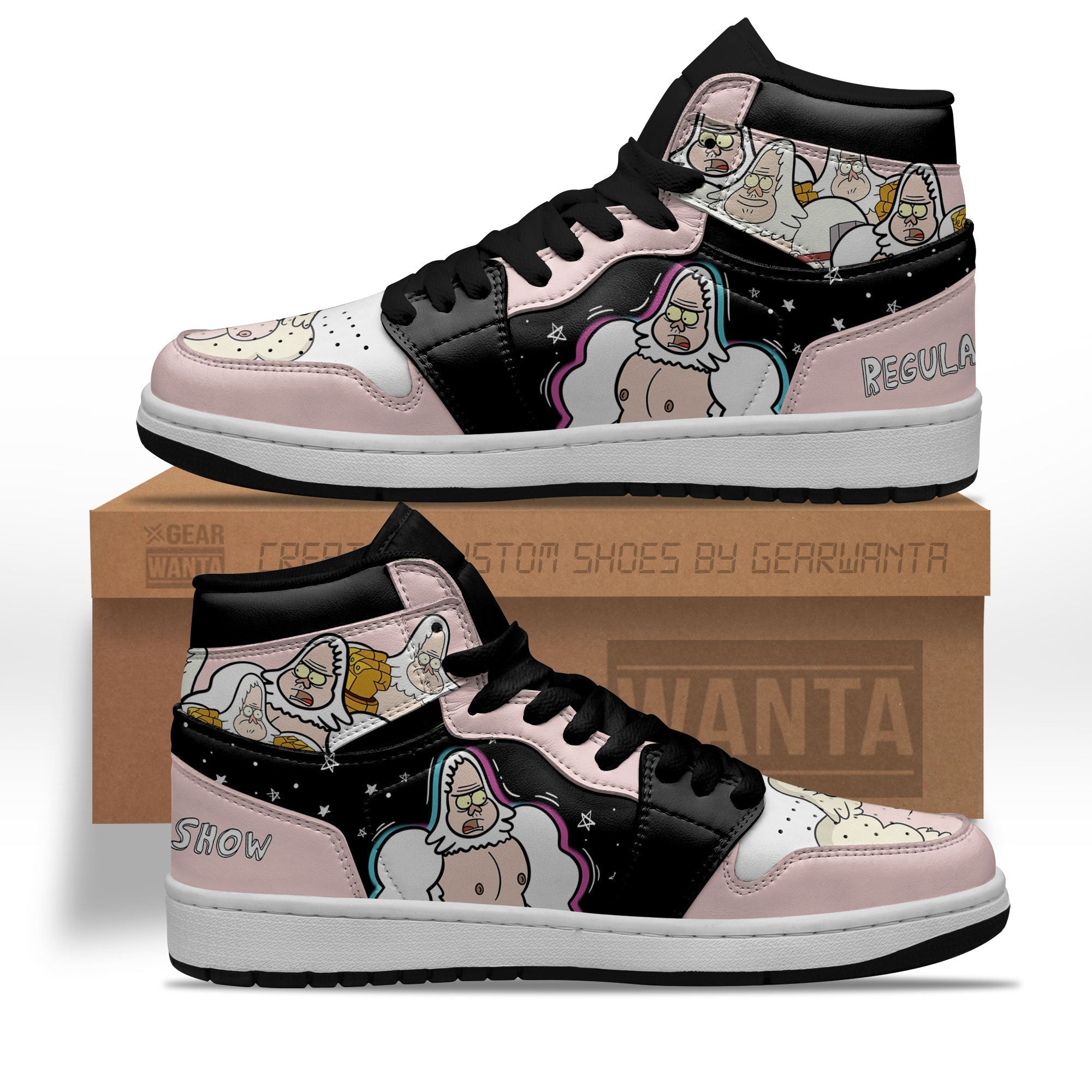 Regular Show Skips Walks J1s Sneakers Sneakers Funny  Grabiiva