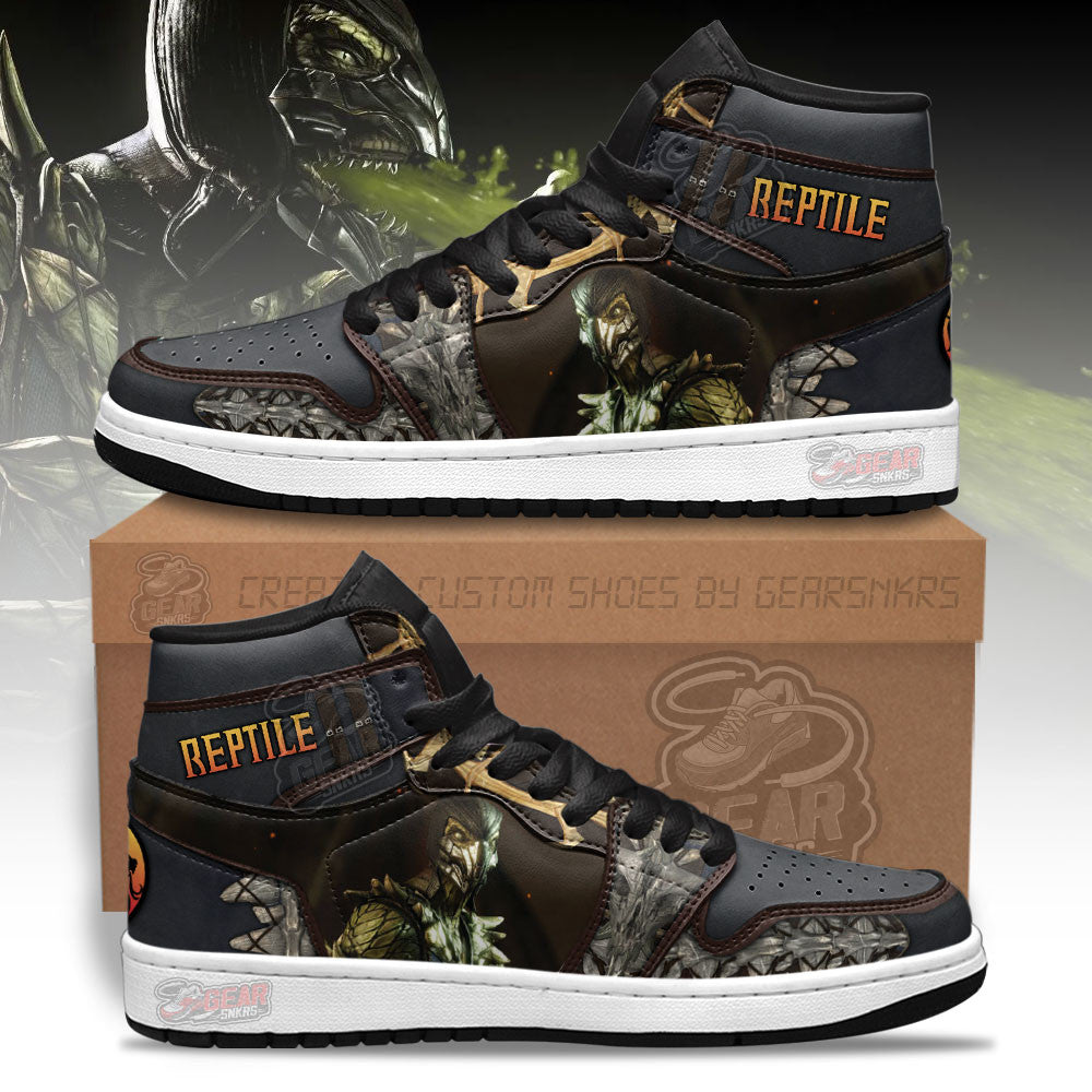 Reptile J1s Sneakers Mortal Kombat  Grabiiva