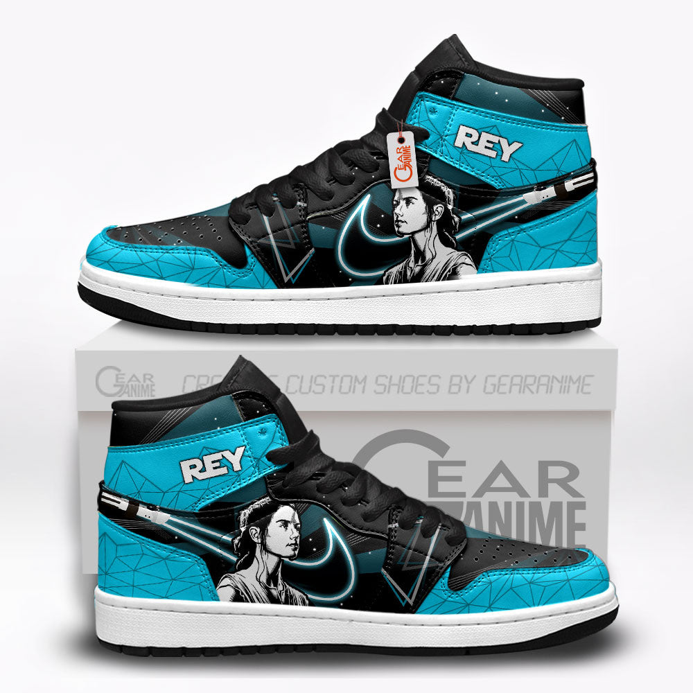 Rey Skywalker J1 Sneakers Custom For Fans  Grabiiva