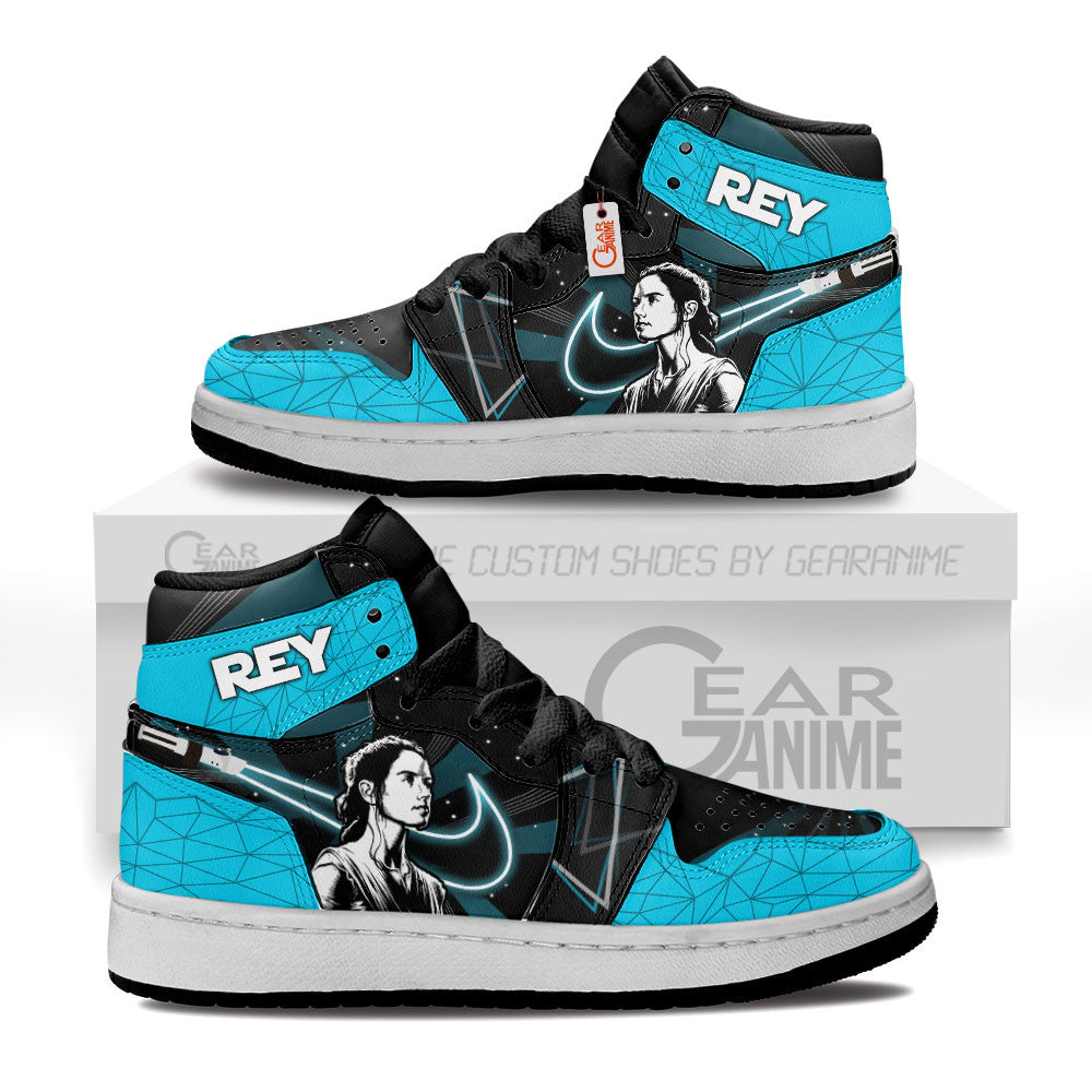 Rey Skywalker Kids J1s Sneakers Custom Kid J1s Sneakers Grabiiva