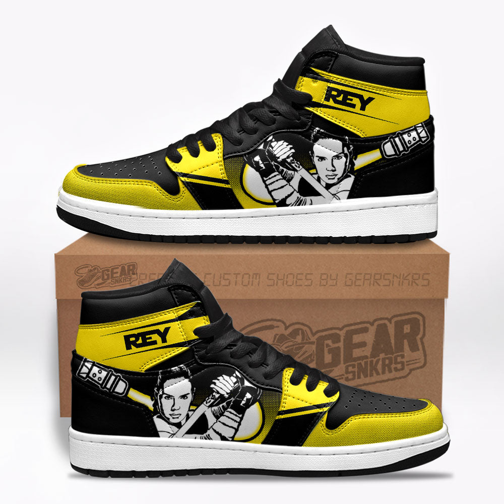 Rey Star Wars J1s Sneakers Gifts Idea For Fans TT26  Grabiiva