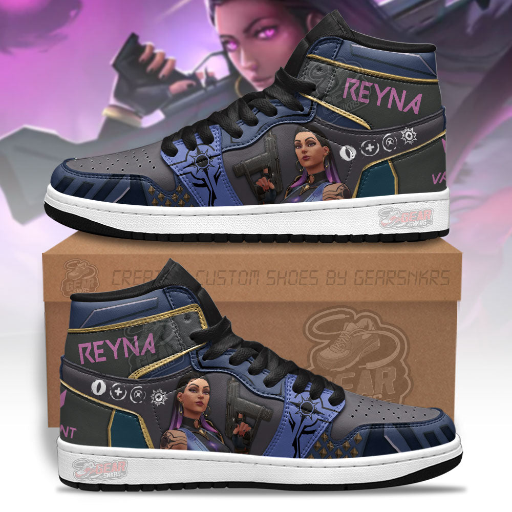 Reyna Valorant Agent J1s Sneakers For Gamer MN13  Grabiiva