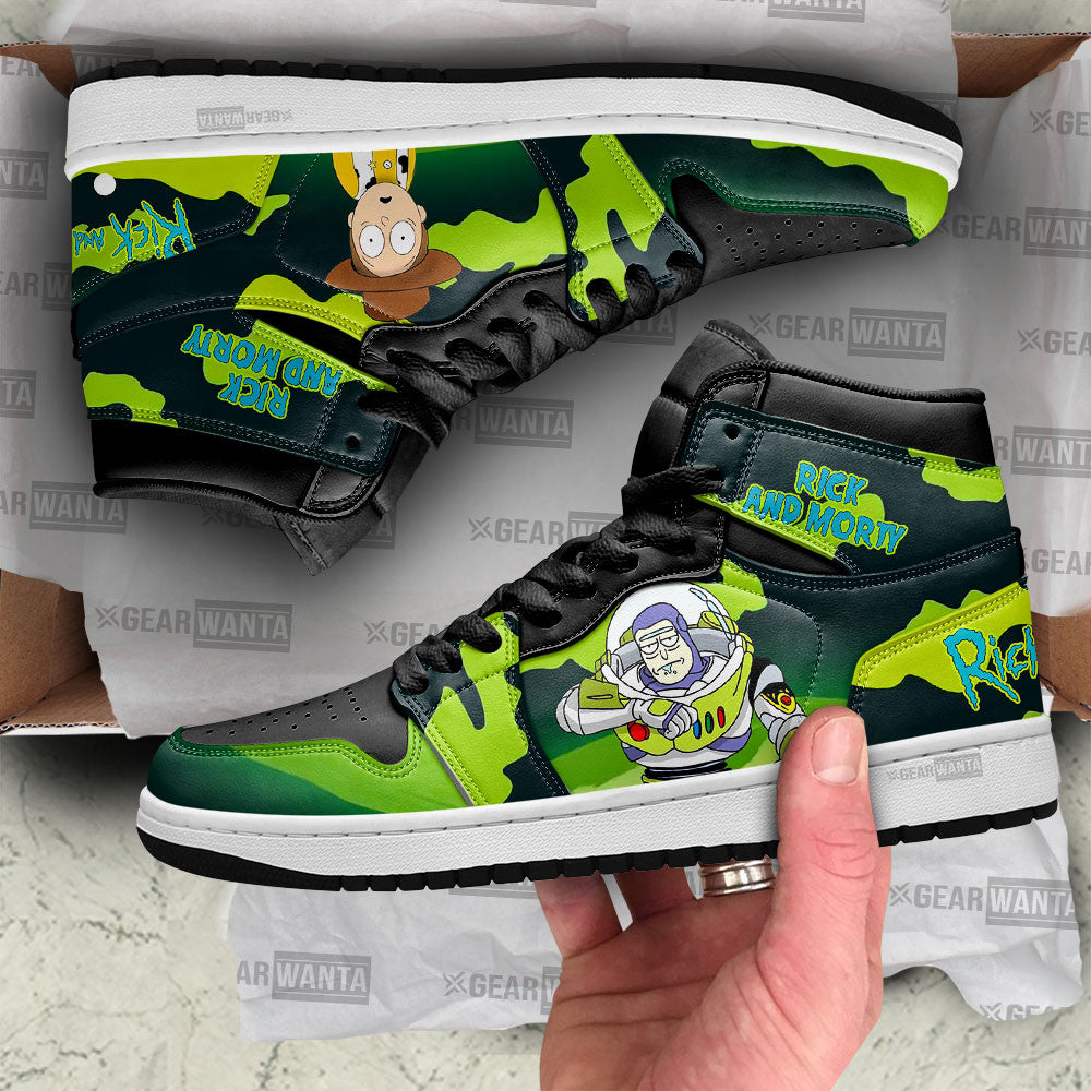 Rick and Morty Crossover Toy Story J1S Sneakers  Grabiiva