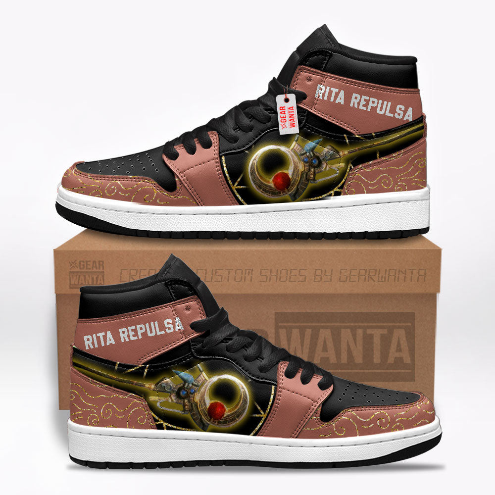 Rita Repulsa Mighty Morphin J1s Sneakers Custom TT12  Grabiiva