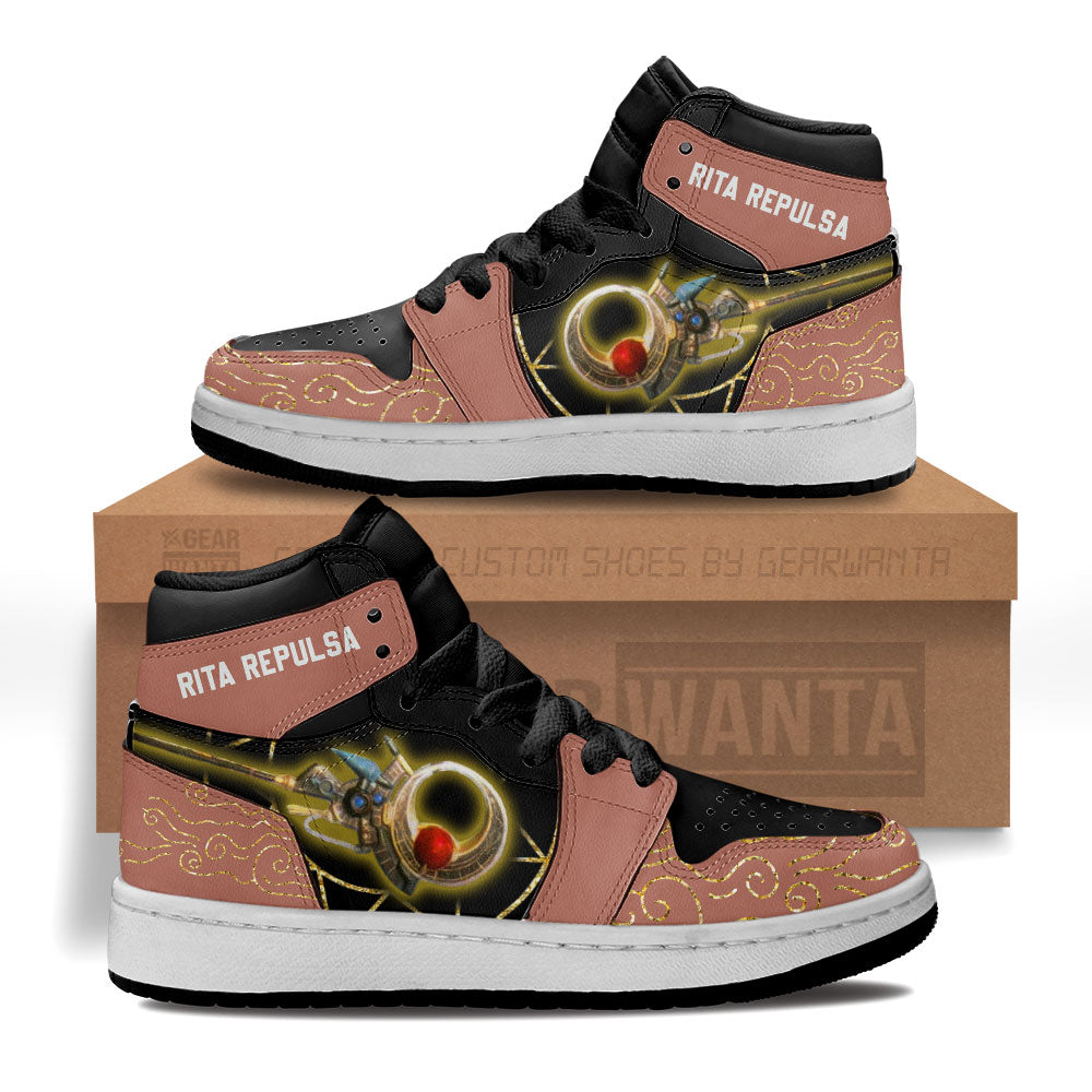 Rita Repulsa Mighty Morphin Kid J1s Sneakers Custom For Kids Grabiiva