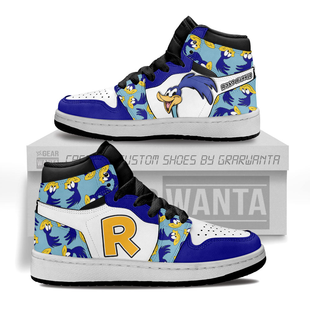 Road Runner Kid J1s Sneakers Cartoon Collection Grabiiva