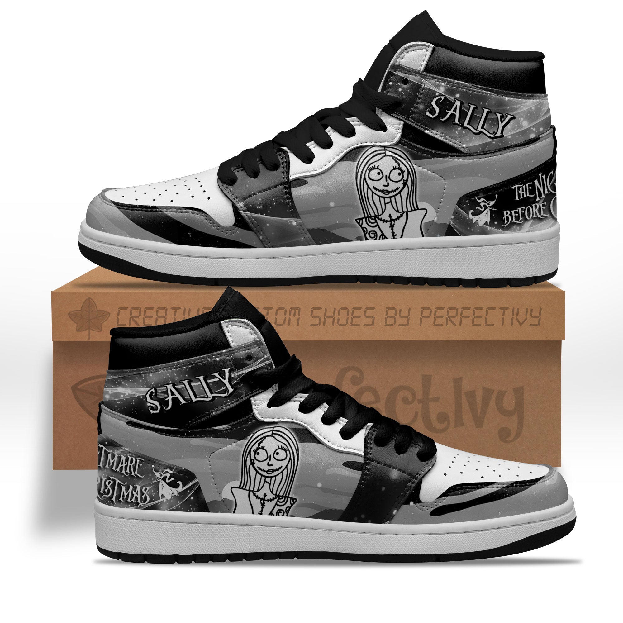 Sally Characters Silhouette J1s Sneakers Custom PT10  Grabiiva