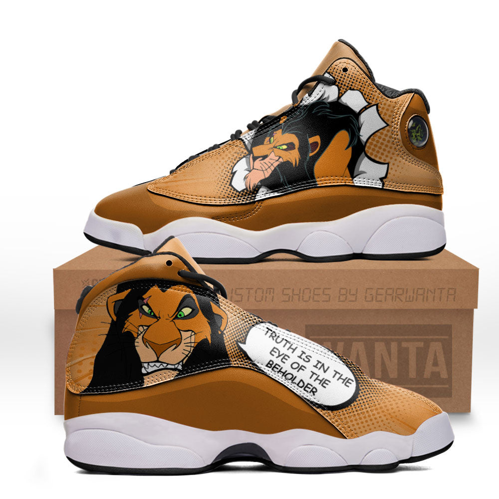 Scar J13s Sneakers Comic Style Grabiiva