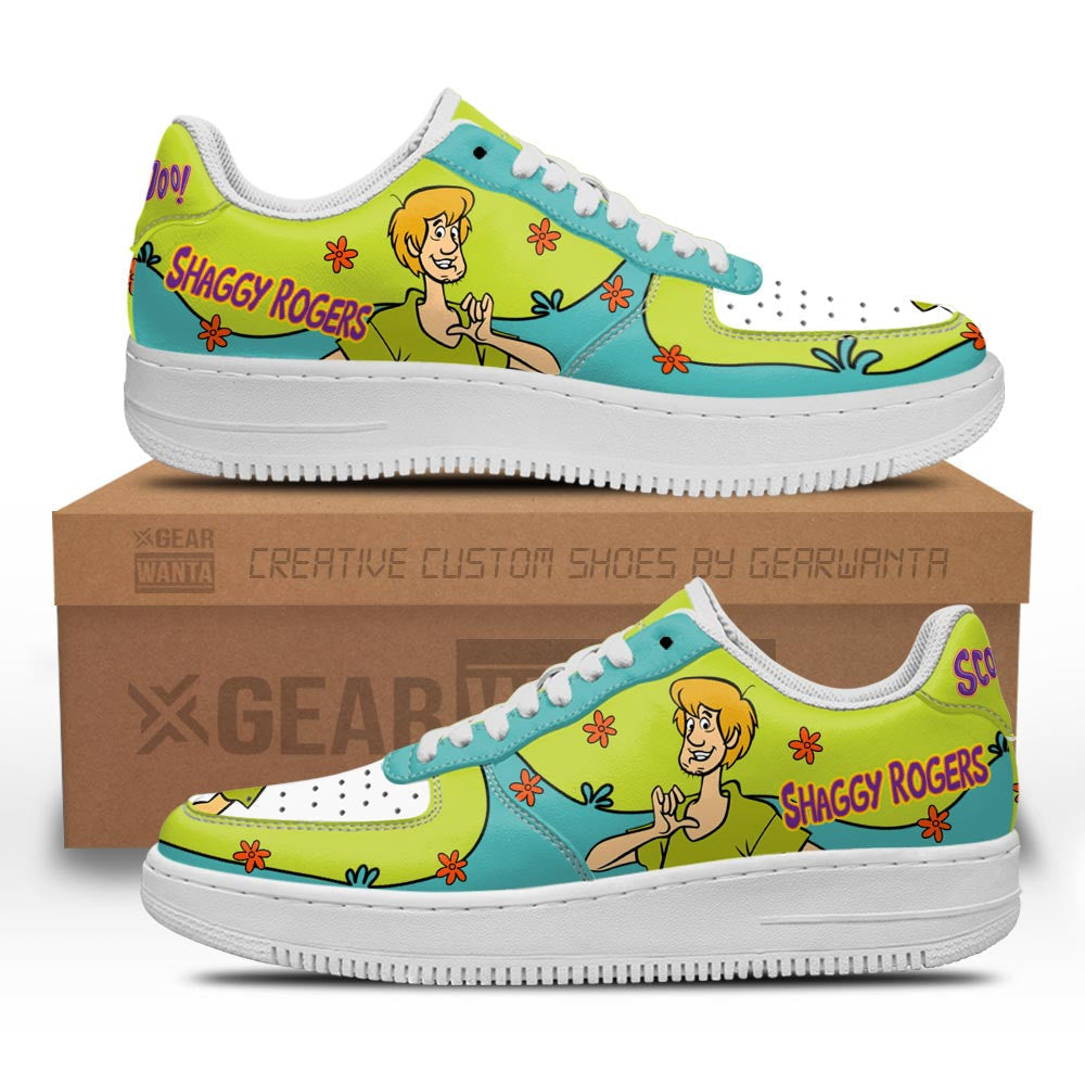 Scooby-Doo and Shaggy Rogers Shaggy Rogers Air Sneakers Grabiiva