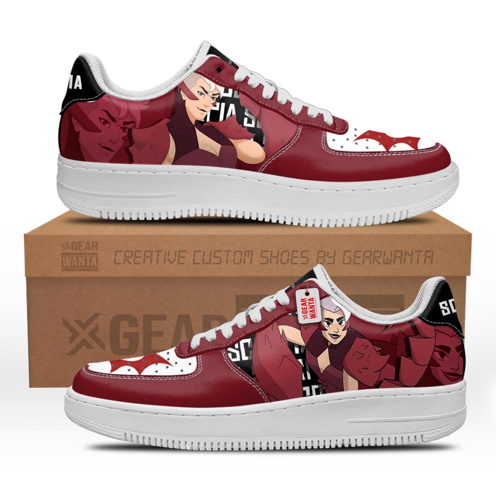 Scorpia She-ra Custom Air Sneakers PT21 Grabiiva