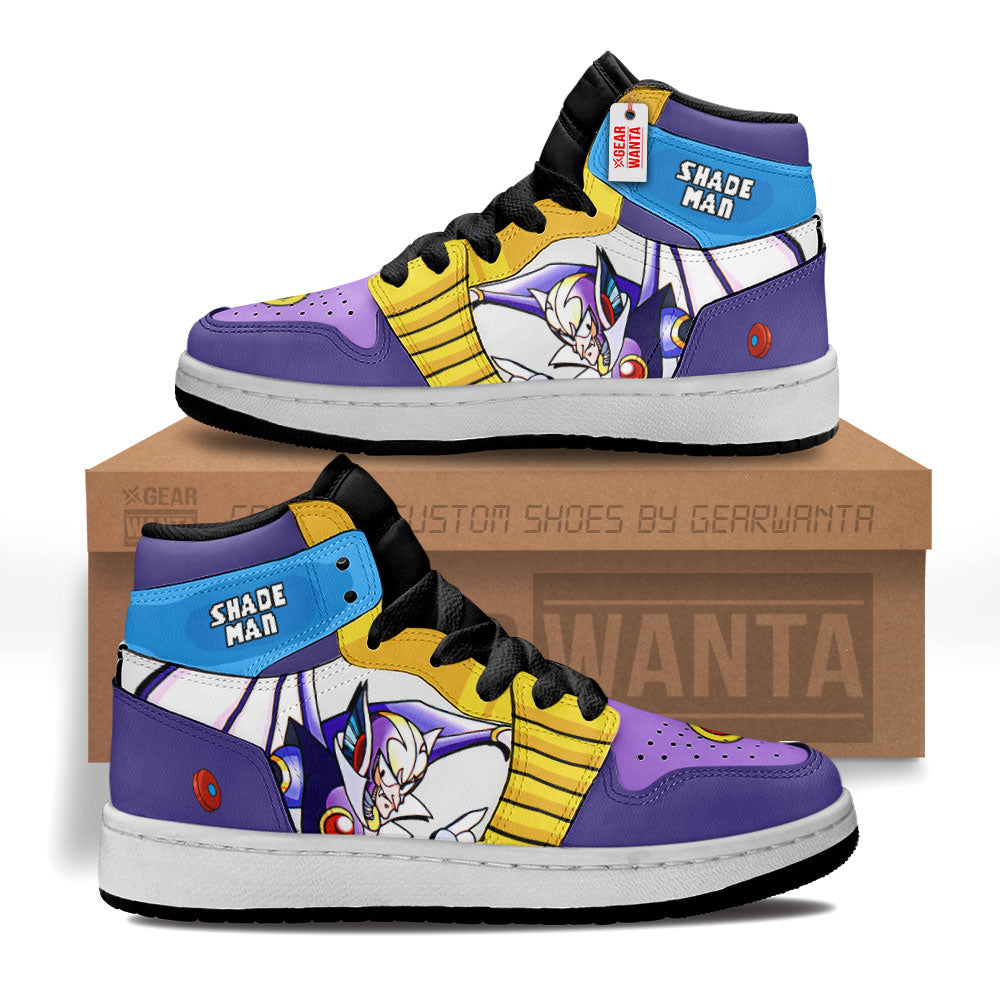 Shade Man Mega Man Kid J1s Sneakers Custom For Kids Grabiiva