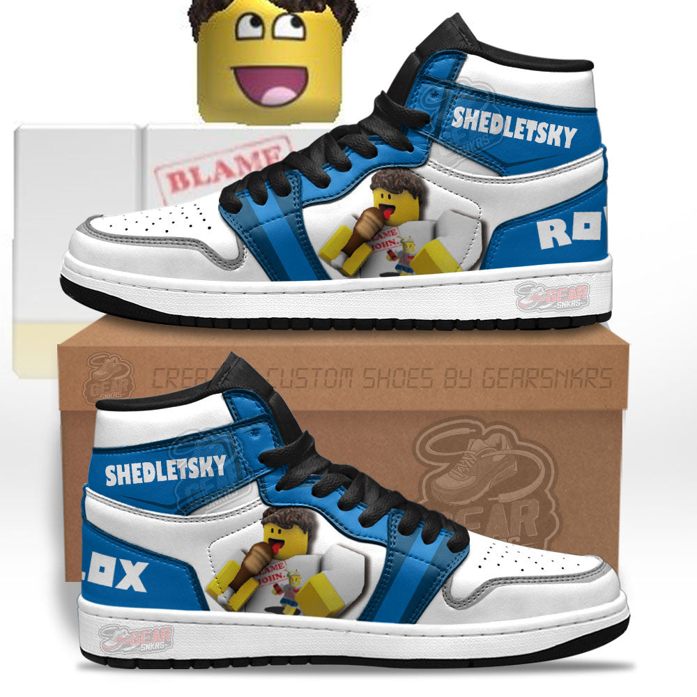 Shedletsky J1 Sneakers Custom For Gamer  Grabiiva