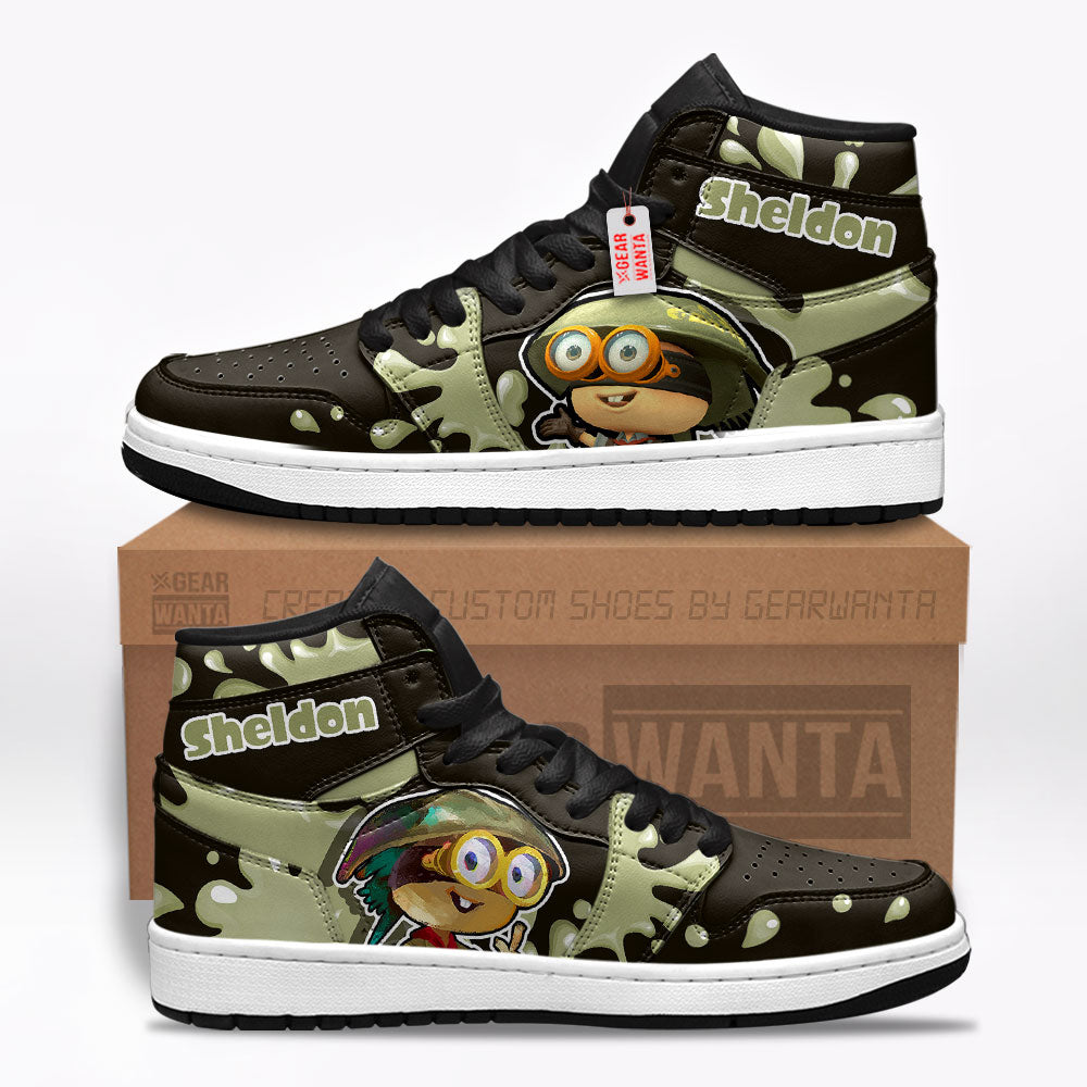 Sheldon Splatoon J1s Sneakers Custom For Fans TT20  Grabiiva