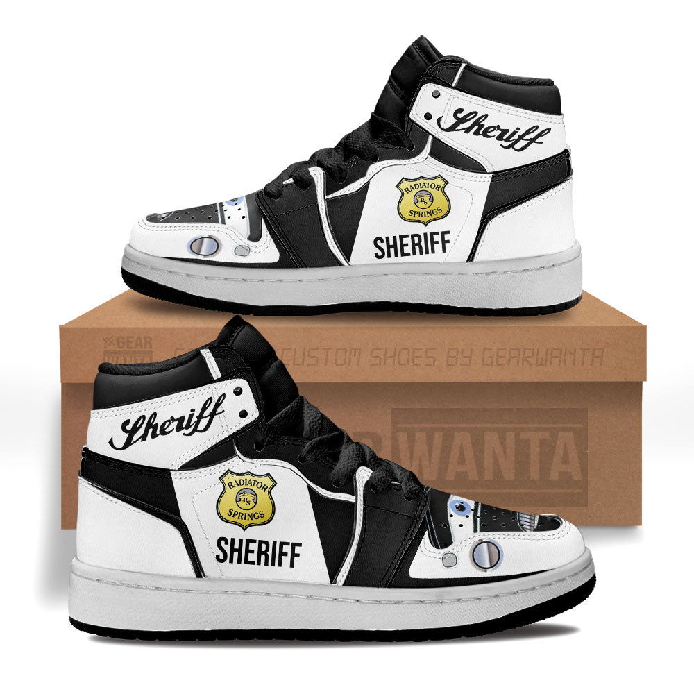 Sheriff Kid J1s Sneakers Cars Carstoom Movies Custom Grabiiva