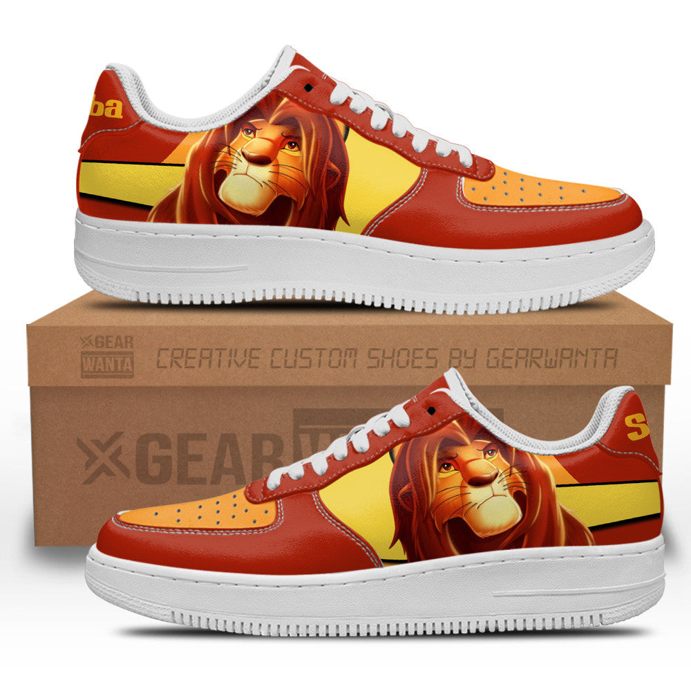 Simba Custom Cartoon Air Sneakers LT13 Grabiiva