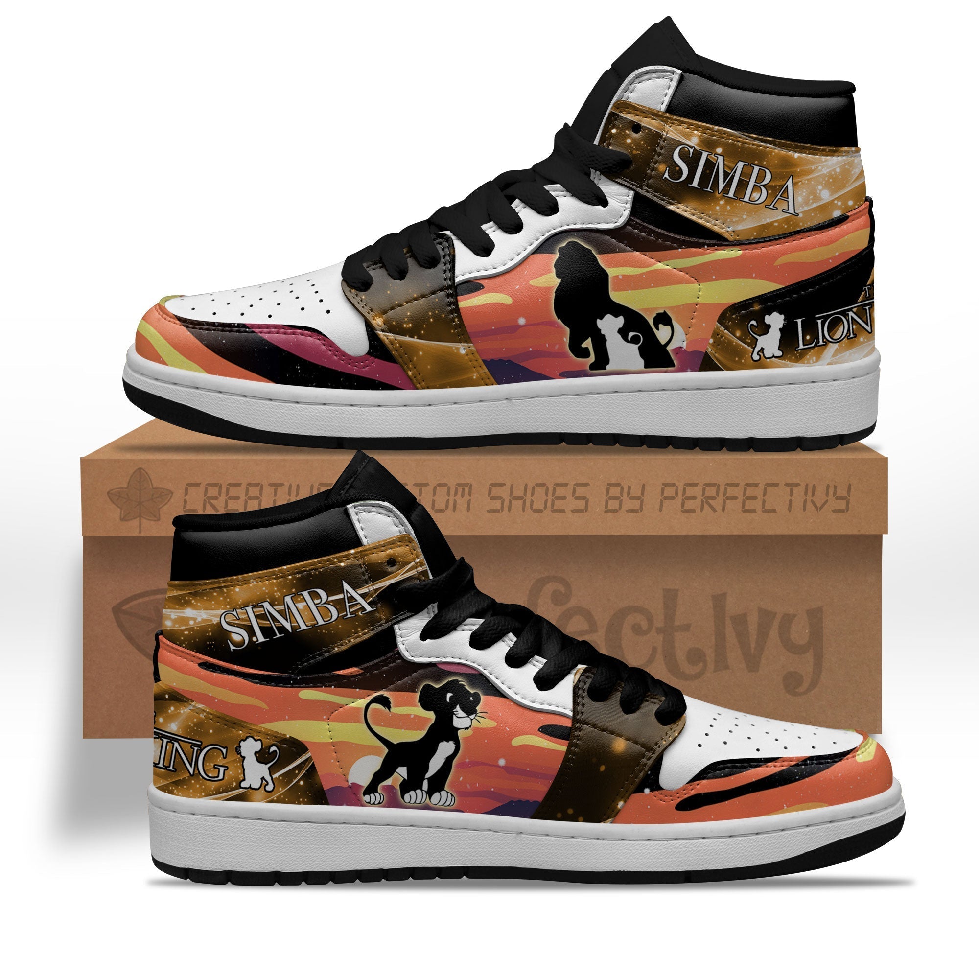 Simba Silhouette J1s Sneakers Custom For Fans Sneakers PT10  Grabiiva
