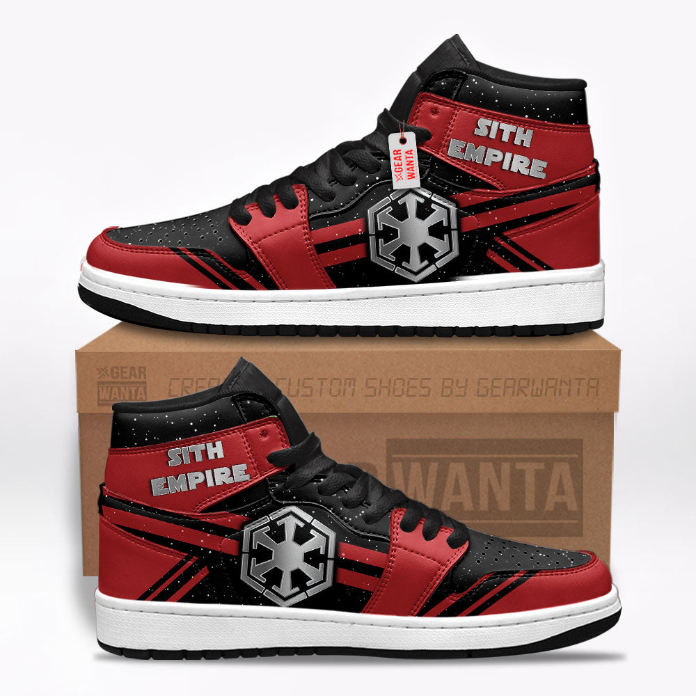 Sith Empire Star Wars Symbols J1s Sneakers Custom For Fans TT20  Grabiiva