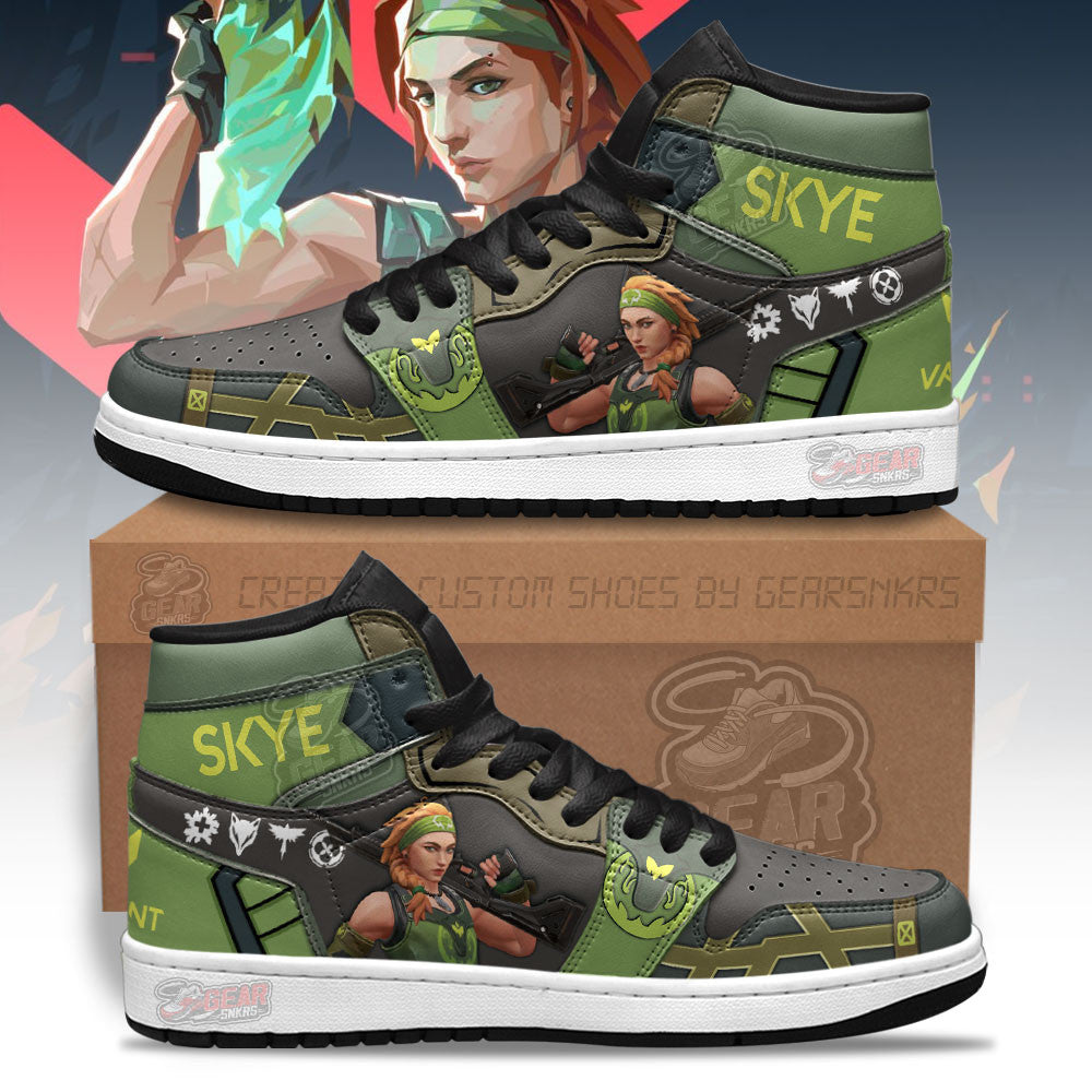Skye Valorant Agent J1s Sneakers For Gamer MN13  Grabiiva