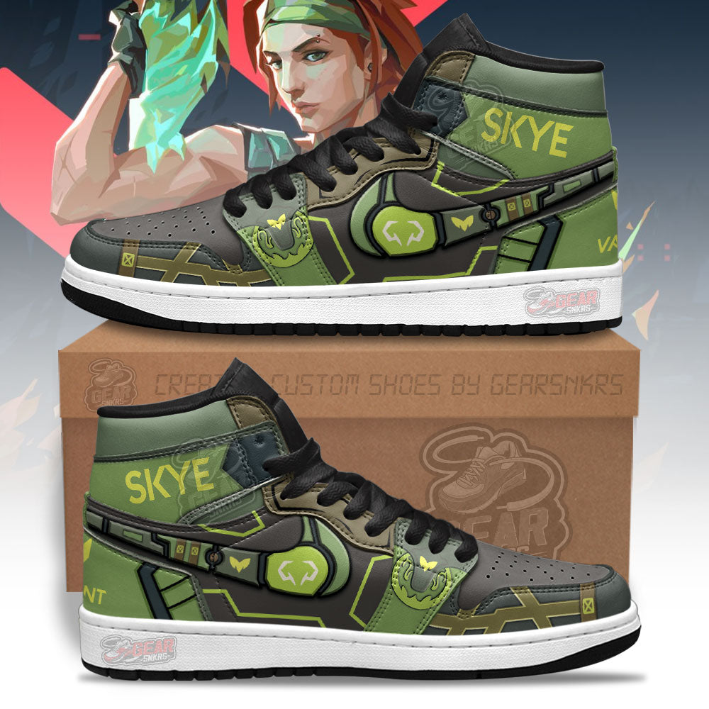 Skye Valorant Agent J1s Sneakers For Gamer MN13  Grabiiva