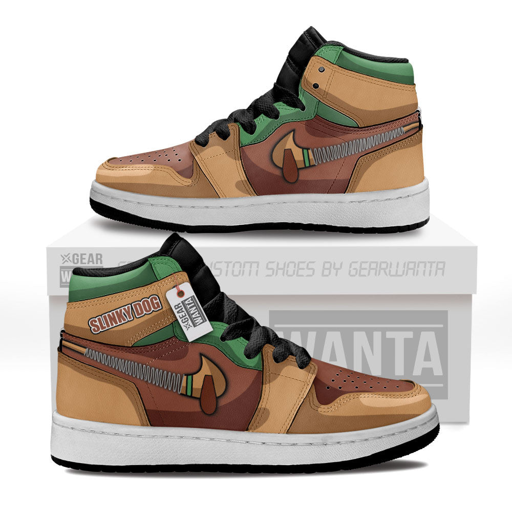 Slinky Dog Kids Shoes Custom Sneakers For Kid Grabiiva