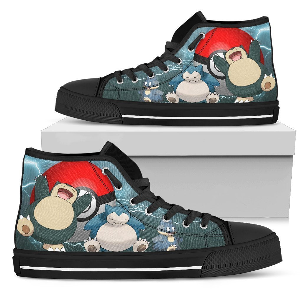 Snorlax High Top Shoes Grabiiva